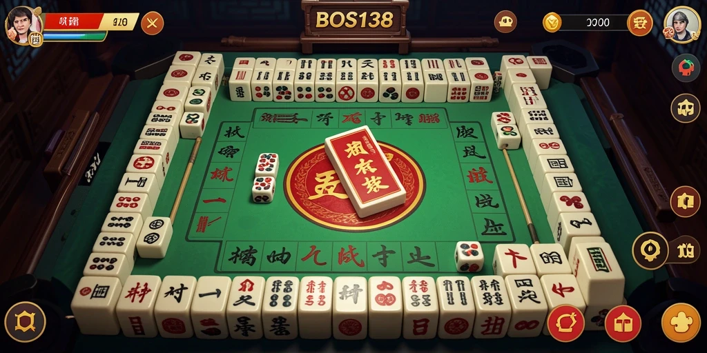 Tampilan gameplay menarik dengan grafis Mahjong yang memukau.