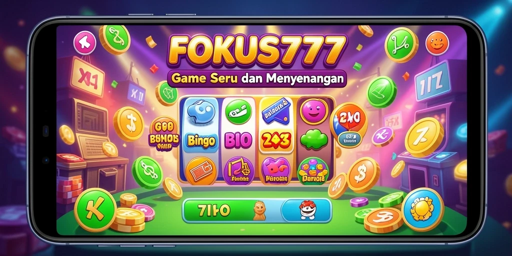 Screenshot gameplay FOKUS777 dengan suasana Bingo seru.