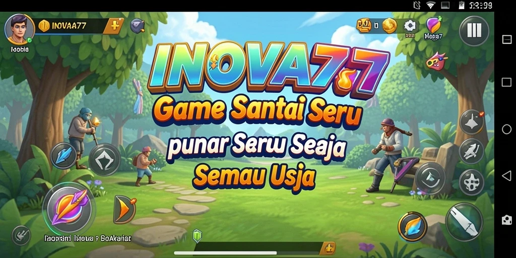 Menampilkan gameplay seru dengan desain yang menarik di INOVA77.