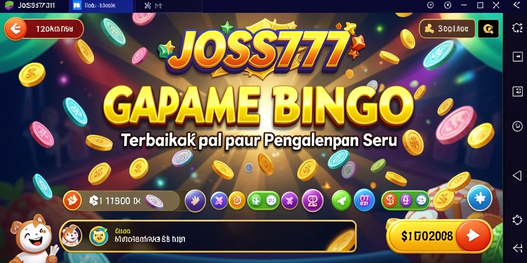 Tampilan gameplay seru di JOSS777 dengan suasana Bingo yang menarik.