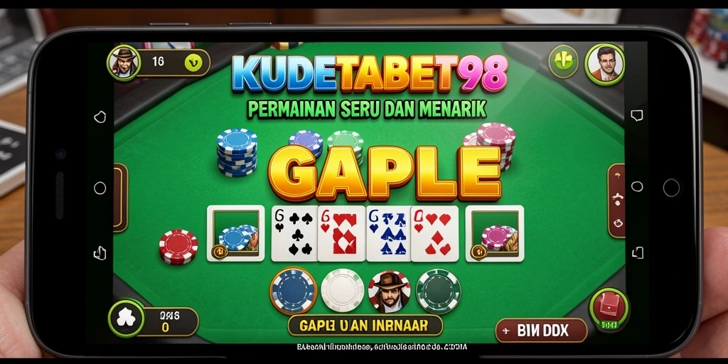 Tampilan gameplay Gaple yang seru dan interaktif.