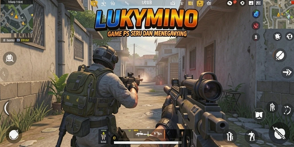 Gameplay intens LUKYMINO dengan grafis menakjubkan dan aksi tidak terduga.