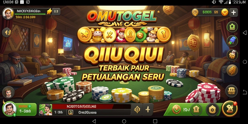 Screenshot gameplay QiuQiu di OMUTOGEL yang seru dan menantang.