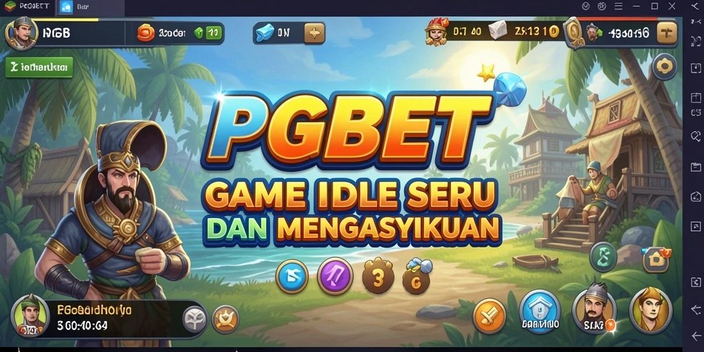 Screenshot gameplay PGBET menampilkan karakter sedang mengumpulkan sumber daya.