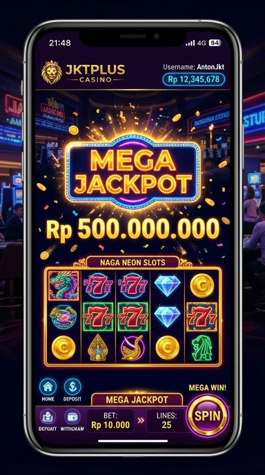 Tampilan antarmuka jktplus yang jelas dan informatif.